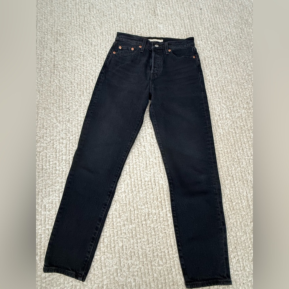 Levi's Wedgie Jeans - Faded Black